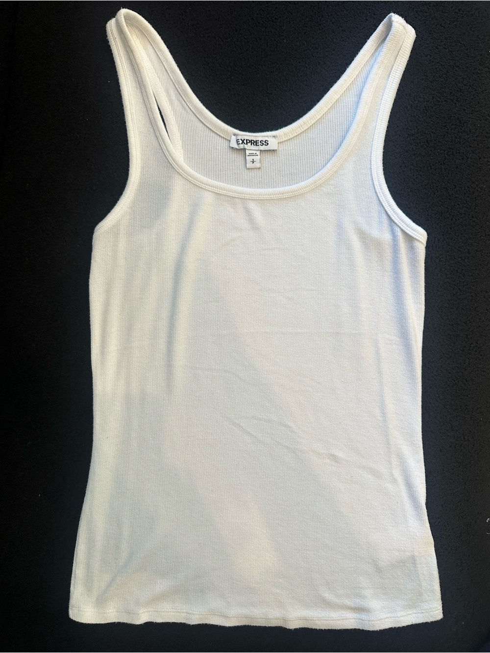 Express Ribbed Scoop Neck Tank
